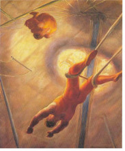 Репродукция картины "the flying codonas" художника "кэрри джон стюарт"