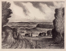 Репродукция картины "valley of the wisconsin" художника "кэрри джон стюарт"