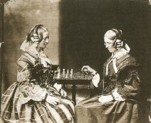 Копия картины "margaret anne and henrietta mary lutwidge" художника "кэрролл льюис"