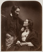 Репродукция картины "alexander munro and his wife, mary carruthers" художника "кэрролл льюис"
