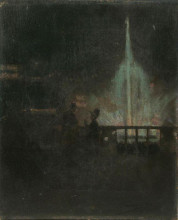 Копия картины "the fairy fountain, glasgow international exhibition" художника "лавери джон"