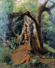 Картина "an old tree" художника "лагорио лев"
