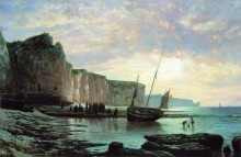 Картина "normandy beach" художника "лагорио лев"