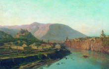 Копия картины "old tbilisi" художника "лагорио лев"