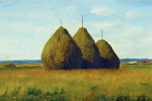 Картина "haystacks" художника "лагорио лев"