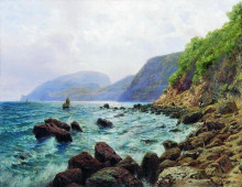 Картина "view of ayu-dag from alushta" художника "лагорио лев"