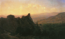 Картина "view of tiflis" художника "лагорио лев"