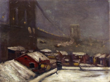Копия картины "brooklyn bridge" художника "лакс джордж"