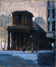 Копия картины "king&#39;s chapel, boston" художника "лакс джордж"
