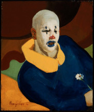 Репродукция картины "a clown" художника "лакс джордж"
