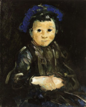 Копия картины "boy with blue cap" художника "лакс джордж"