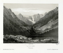 Копия картины "lac de gaube (cauteretz (i.e. cauterets))" художника "лаланн максим"