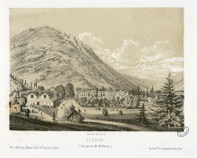 Картина "luchon, (vue prise de bellevue)" художника "лаланн максим"