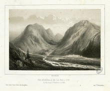 Репродукция картины "vue g&#233;n&#233;rale de la raill&#232;re, le pr&#233;, le petit st. sauveur et le bain" художника "лаланн максим"