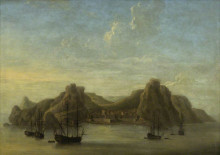 Репродукция картины "the island of st helena" художника "ламберт джордж"