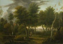 Картина "woody landscape" художника "ламберт джордж"