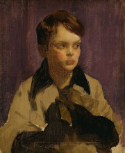 Репродукция картины "portrait of maurice lambert" художника "ламберт джордж вашингтон"