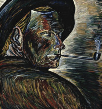 Картина "self-portrait" художника "лампи вилхо"