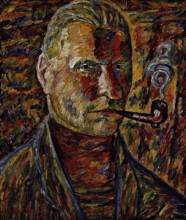 Репродукция картины "self-portrait" художника "лампи вилхо"