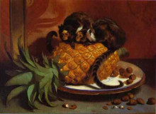 Картина "brazilian marmosets" художника "ландсир эдвин генри"