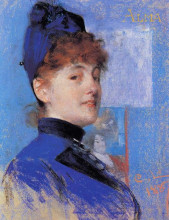Репродукция картины "portrait of alma" художника "ларссон карл"