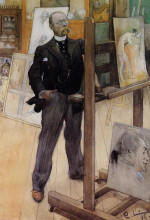 Копия картины "self-portrait" художника "ларссон карл"