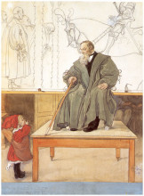 Картина "abuelo with esborjn" художника "ларссон карл"