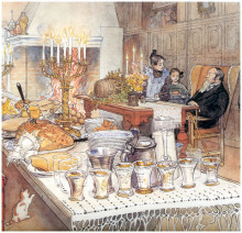 Картина "detail of christmas eve" художника "ларссон карл"