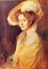 Репродукция картины "princess louise mountbatten" художника "ласло филип де"