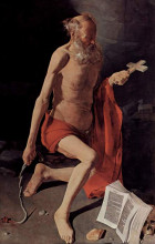 Копия картины "st. jerome" художника "латур жорж де"