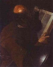 Репродукция картины "st. matthew" художника "латур жорж де"