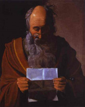 Репродукция картины "st. paul" художника "латур жорж де"