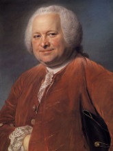 Картина "portrait of alexandre-jean-joseph le riche de la pouplini&#232;re" художника "латур морис кантен де"