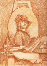 Копия картины "georg friedrich schmidt" художника "латур морис кантен де"