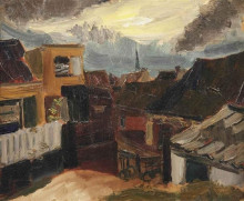 Копия картины "a view of zandvoort" художника "ле фоконье анри"