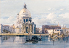 Копия картины "santa maria della salute, venice" художника "лейтч уильям лейтон"