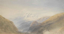 Копия картины "snow-capped peak" художника "лейтч уильям лейтон"