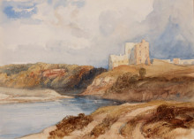 Репродукция картины "northumberland: norham castle" художника "лейтч уильям лейтон"