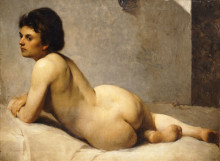 Репродукция картины "nude" художника "лембесис полихронис"