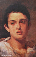 Репродукция картины "portrait of a boy" художника "лембесис полихронис"