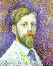 Копия картины "self-portrait" художника "леммен жорж"