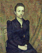 Копия картины "portrait of the artist&#39;s sister" художника "леммен жорж"