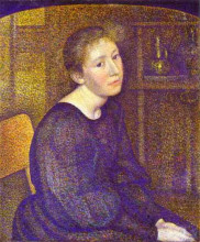Копия картины "portrait of mme lemmen" художника "леммен жорж"