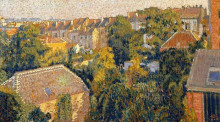Картина "rooftops" художника "леммен жорж"