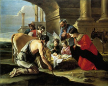 Картина "adoration of the shepherds" художника "ленен (братья)"