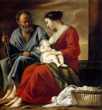 Картина "rest of the holy family" художника "ленен (братья)"