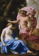 Картина "bacchus and ariadne" художника "лёсюёр эсташ"