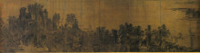 Картина "intimate scenery of river and mountains (detail)" художника "ли тан"