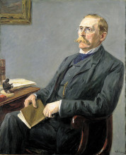 Картина "portrait of wilhelm bode" художника "либерман макс"