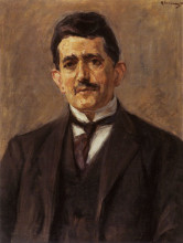 Картина "portrait of the publisher bruno cassirer" художника "либерман макс"